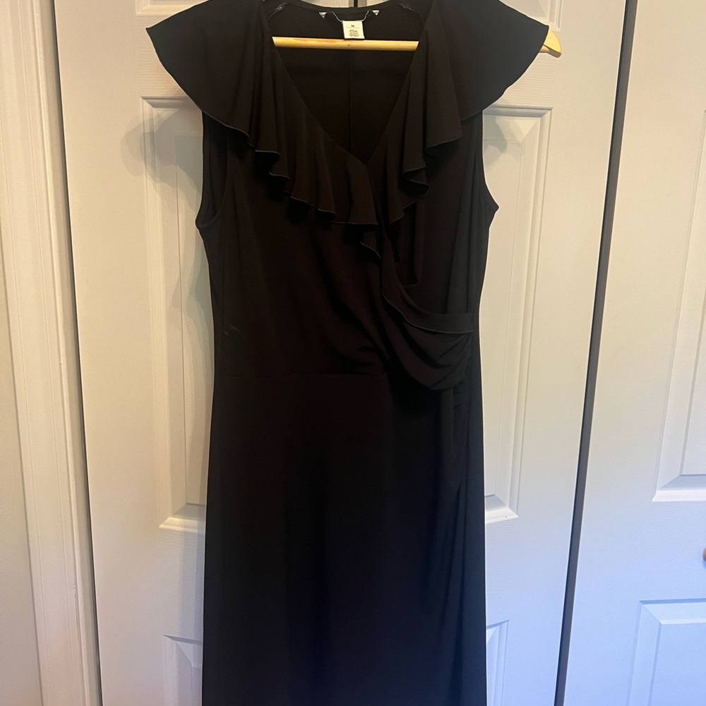White House Black Market Black Dress Size Medium